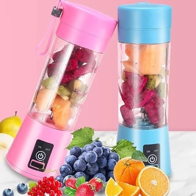 Mini Liquidificador Portátil Shake Take Juice Cup 6 Lâminas Recarregável